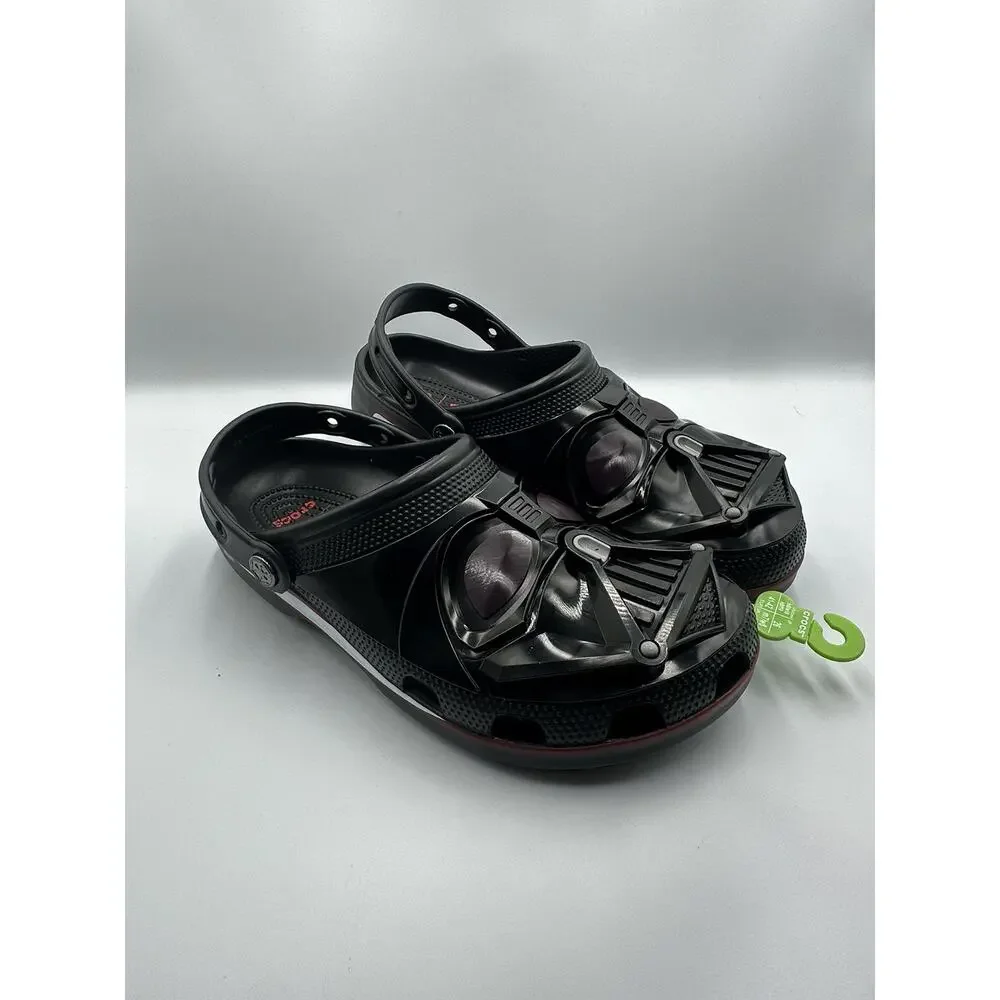 Mens Sz 7 Star Wars Crocs Darth Vader Classic Clog Wmns 9 - Black 211774-90H